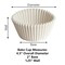 American 4.5" x 1.5" White Fluted Baking Cups 10000 PK 610032 - alternate 2